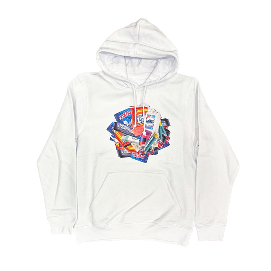 Gallagher Squire Album Cover White Hoodie Liam Gallagher John Squire